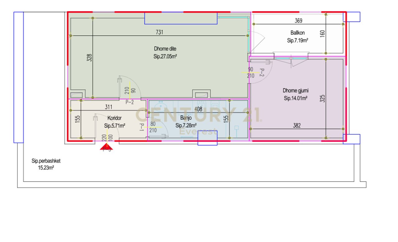 ISH PARK, APARTMENT AREA 1+1