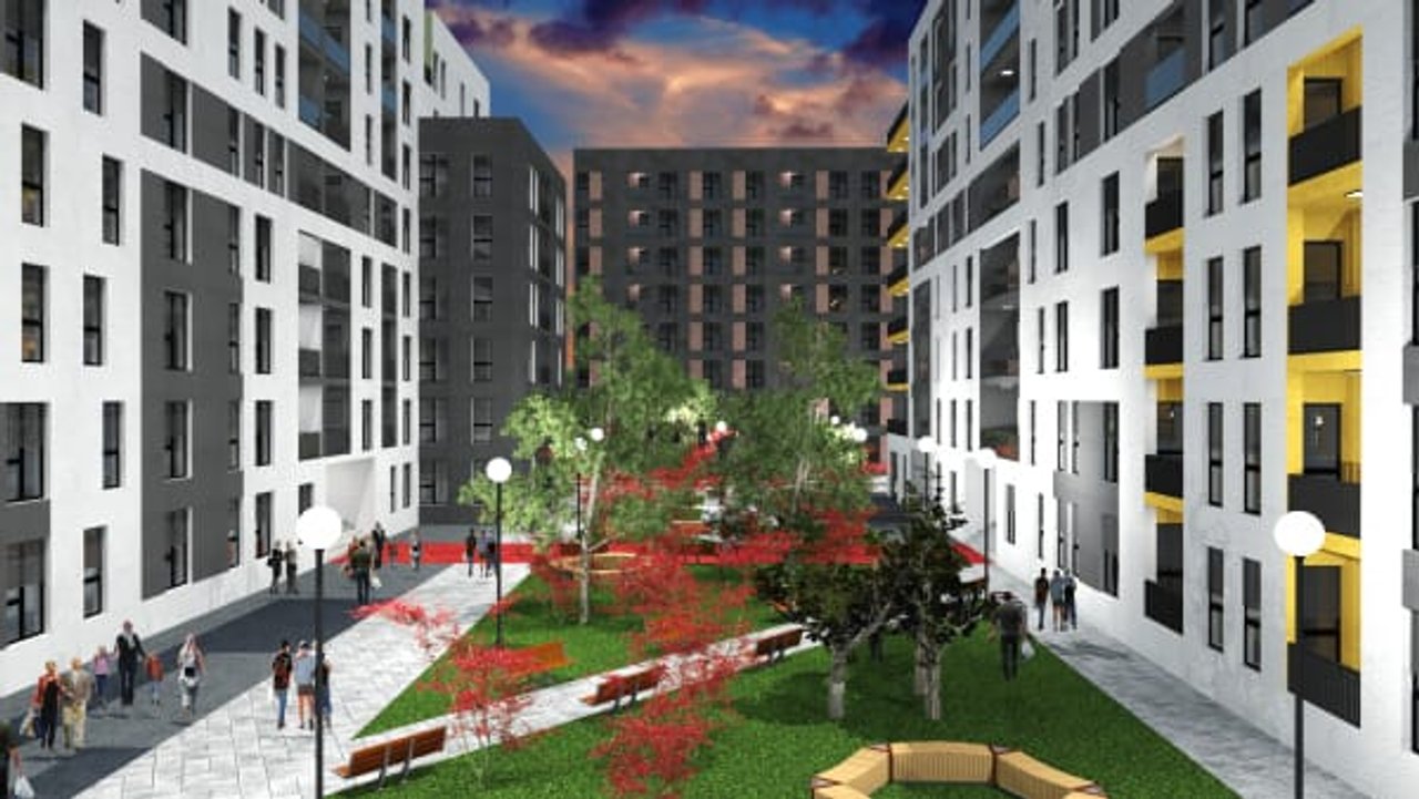 SHITET APARTAMENT 2+1+2 TEK TIRANA ENTRY 2 !