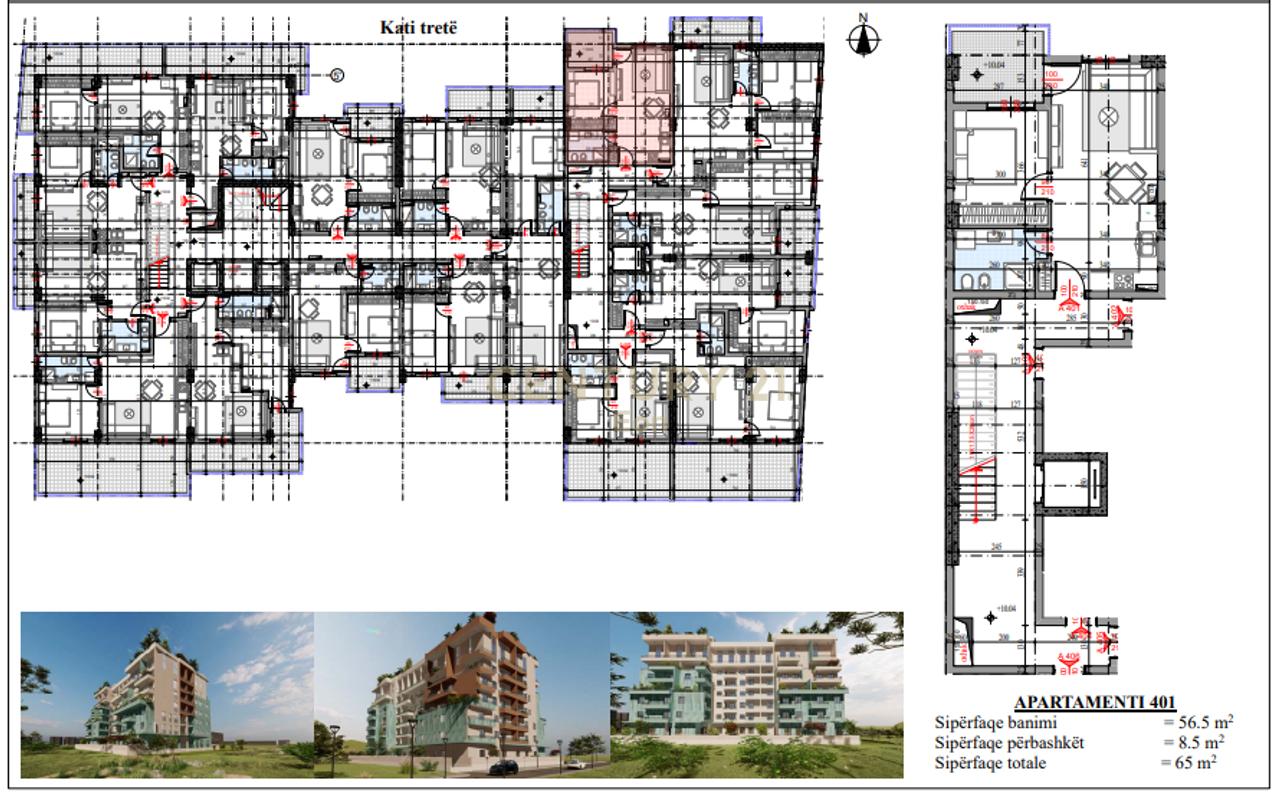 1+1 Apartment For Sale in Golem, Durrës - €78,000 | 56.2 m²