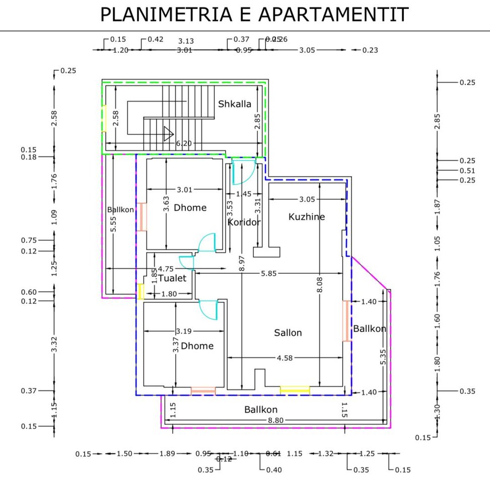 2+1 APARTMENT FOR SALE IN SARANDE!