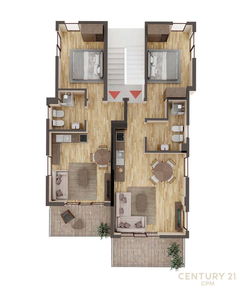 Ne Residencen Stone Village 2, Ne Qeparo, Shesim Apartament  1+1.