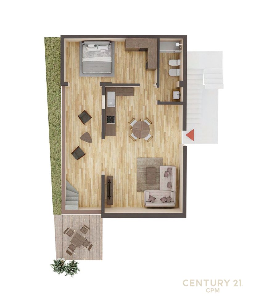 Nel Residence Stone Village 2, a Qeparo, vendiamo Appartamento 1+1.