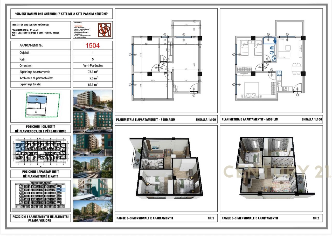 APARTMENT 2+1 FOR SALE IN GOLEM – IDEAL OPPORTUNITY FOR INVESTMENT