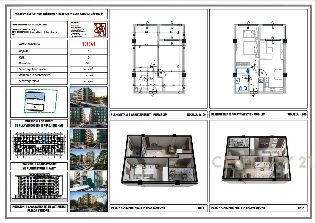 APPARTAMENTO 1+1 IN VENDITA NELLA RESIDENZA VALE VERDE, GOLEM!