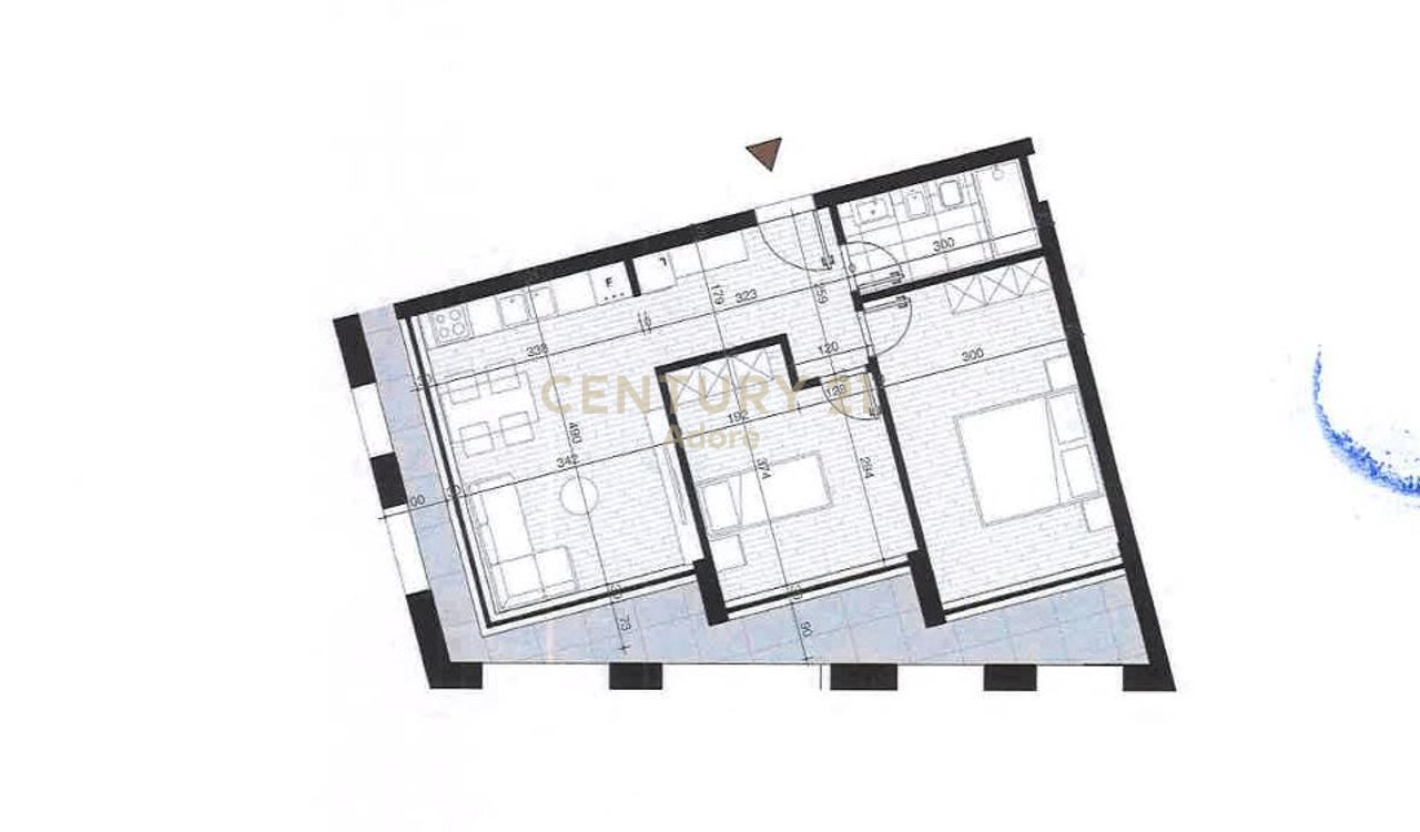 SHESIM APARTAMENT 2+1  TEK  NEW TOWER BOULEVARD, BULEVARDI I RI!