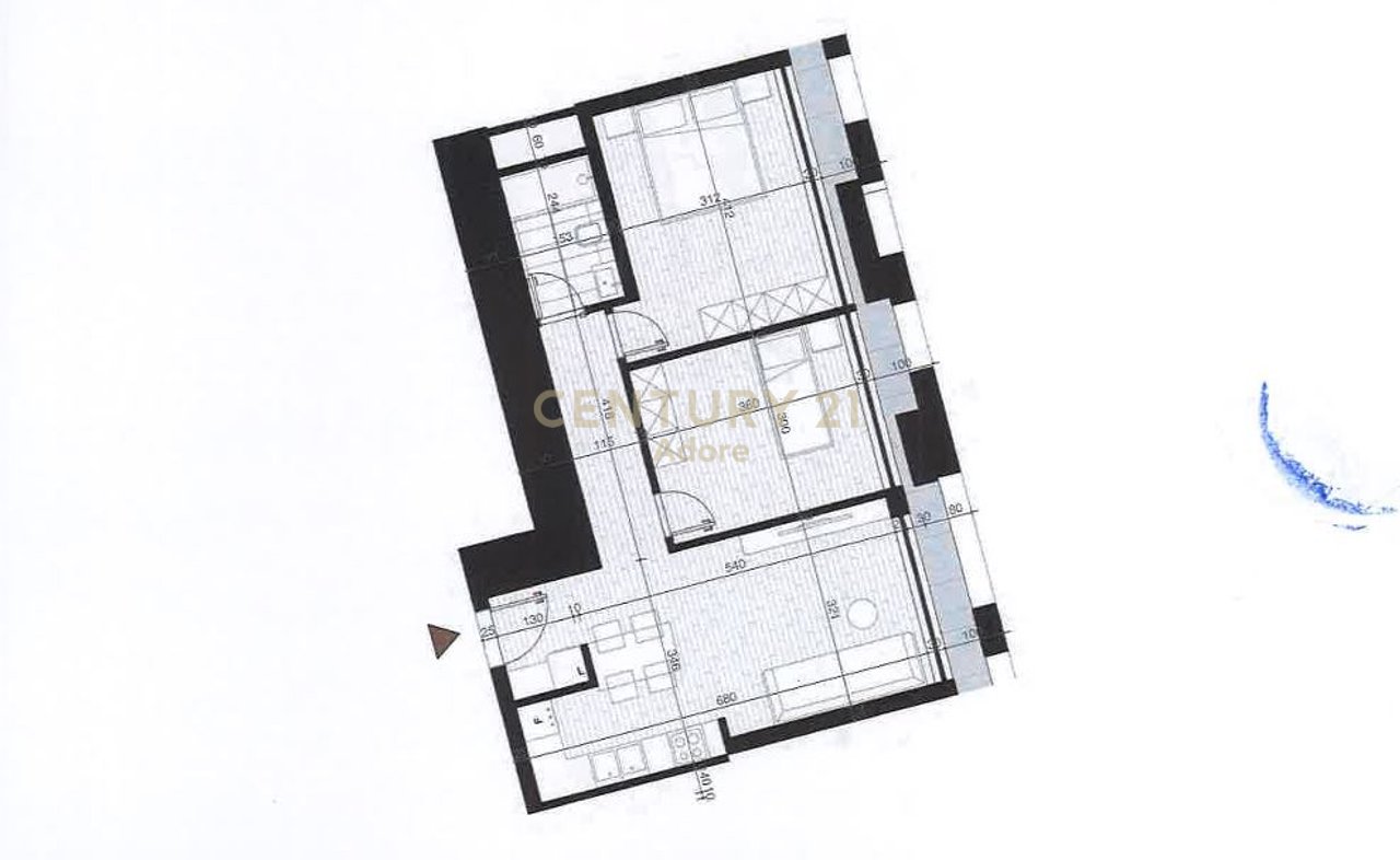 SHESIM APARTAMENT 2+1  TEK  NEW TOWER BOULEVARD, BULEVARDI I RI!
