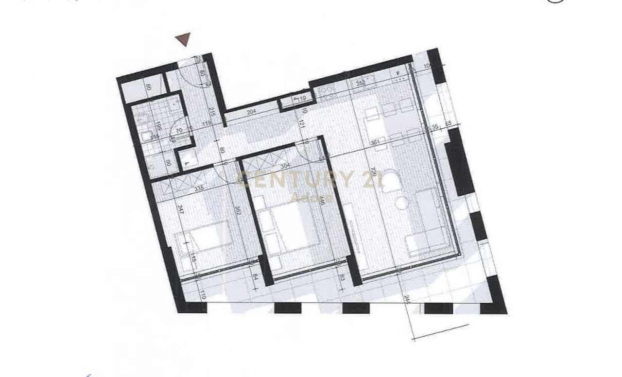 SHESIM APARTAMENT 2+1  TEK  NEW TOWER BOULEVARD, BULEVARDI I RI!