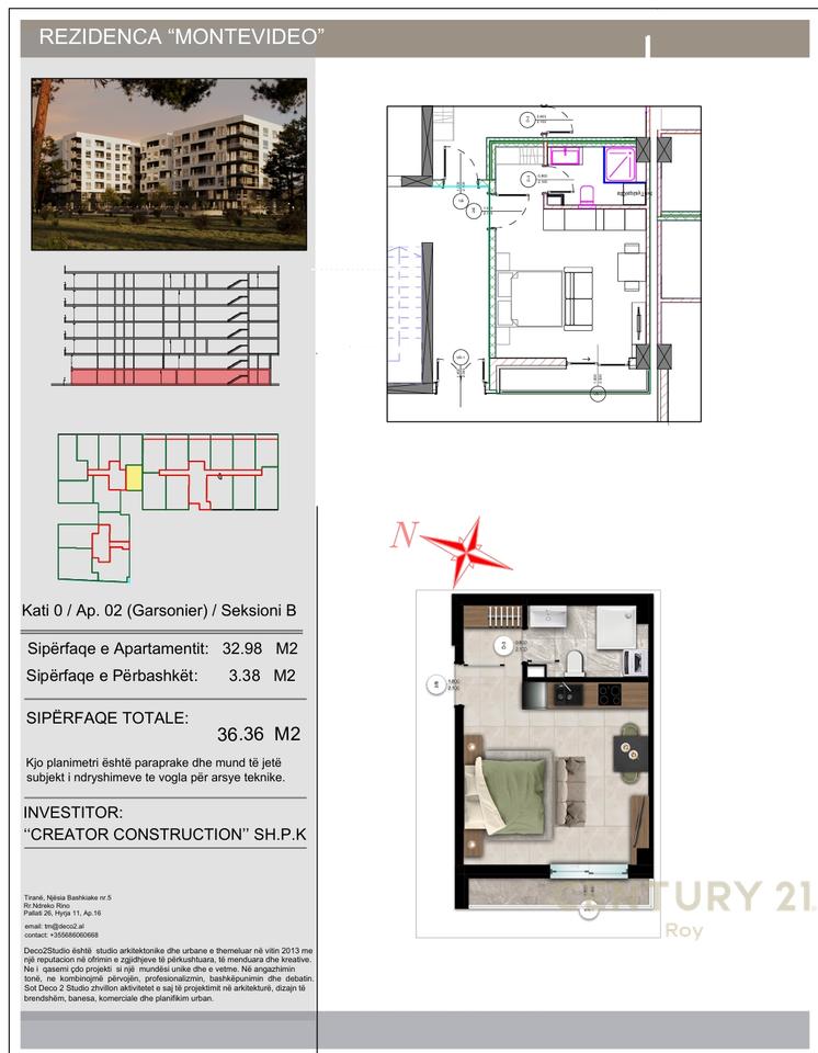STUDIO APARTMENT FOR SALE, MONTEVIDEO RESIDENCE AT MALI ROBIT!
