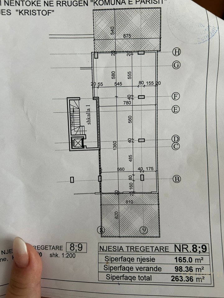 Ambjent komercial per shitje ne Komune te Parisit