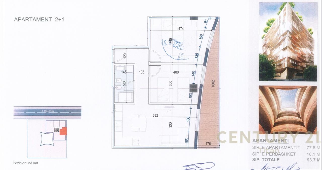 Apartament me qira- Residenca Mine Peza