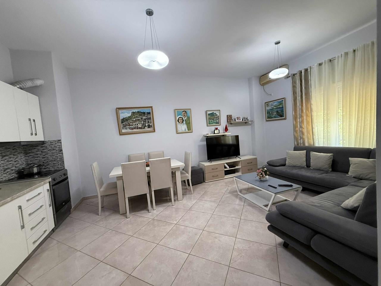 FRESKU, SELLING APARTMENT 2+1+2+ YARD