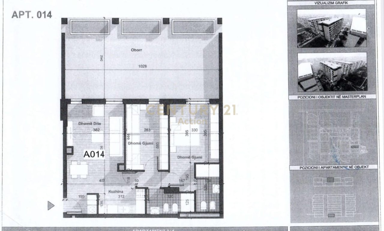 Appartamento 2+1+giardino in vendita al QTU Shopping Center - Univers City, Tirana - €131.000,00 | 153 m²!