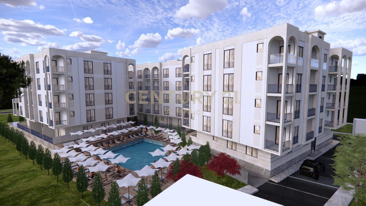 APARTAMENT 1+1NE REZIDENCEN ORJENTAL ME PAMJE PISHINE PALLAT I PERFUNDUAR GOLEM  !