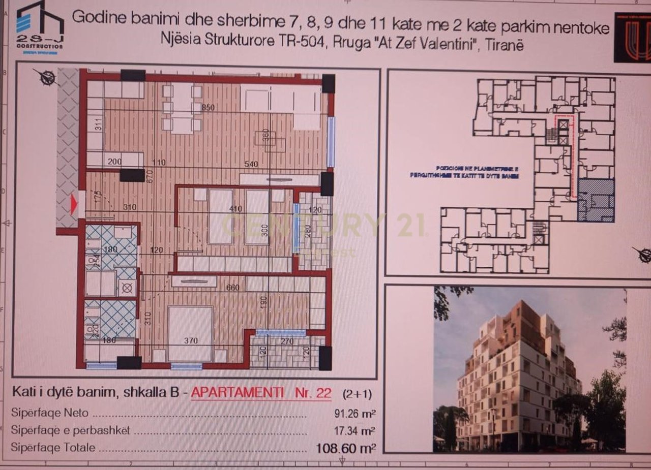 VIZION PLUS, SHESIM APARTAMENT 2+1+2