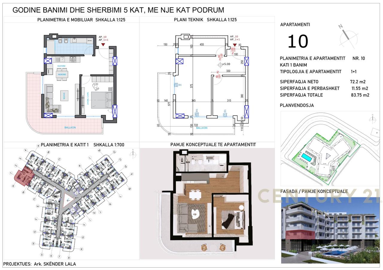 APPARTAMENTI IN VENDITA, NUOVA COSTRUZIONE A QERRET, POSSIBILITÀ DI PAGAMENTO A RATE A PARTIRE DAL 30%!!!