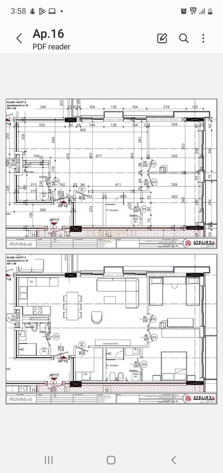 Shesim apartament 2+1+2+ depo te Lake Diamond Residence