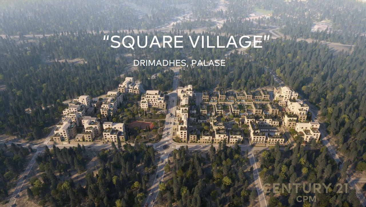 APPARTAMENTO SHESIM 1+1 CON CORTILE NEL VILLAGGIO SQUARE, DHËRMI!