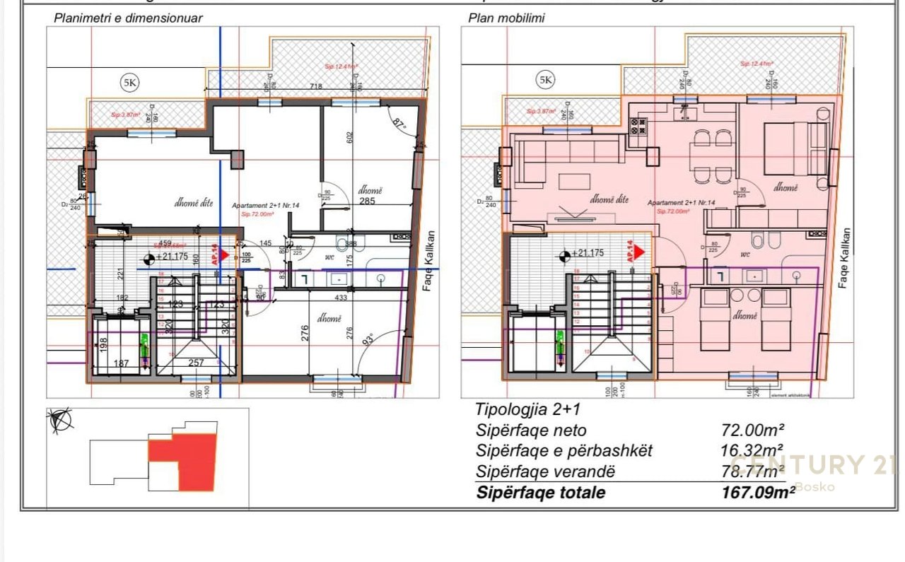 Appartamento 2+1 in vendita ad Ali Demi!