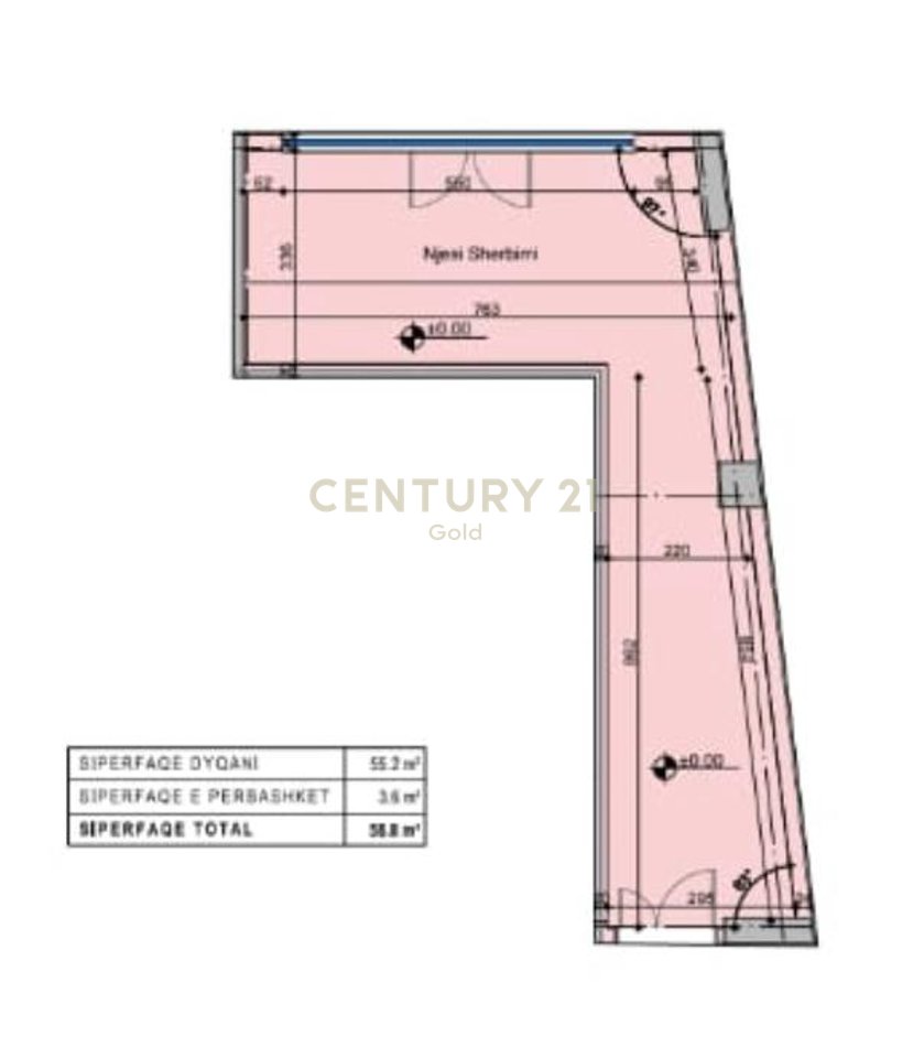 Ambient Komercial  Për Shitje në Bulevardi i Ri, Tiranë - 164,640€ | 58.8 m²