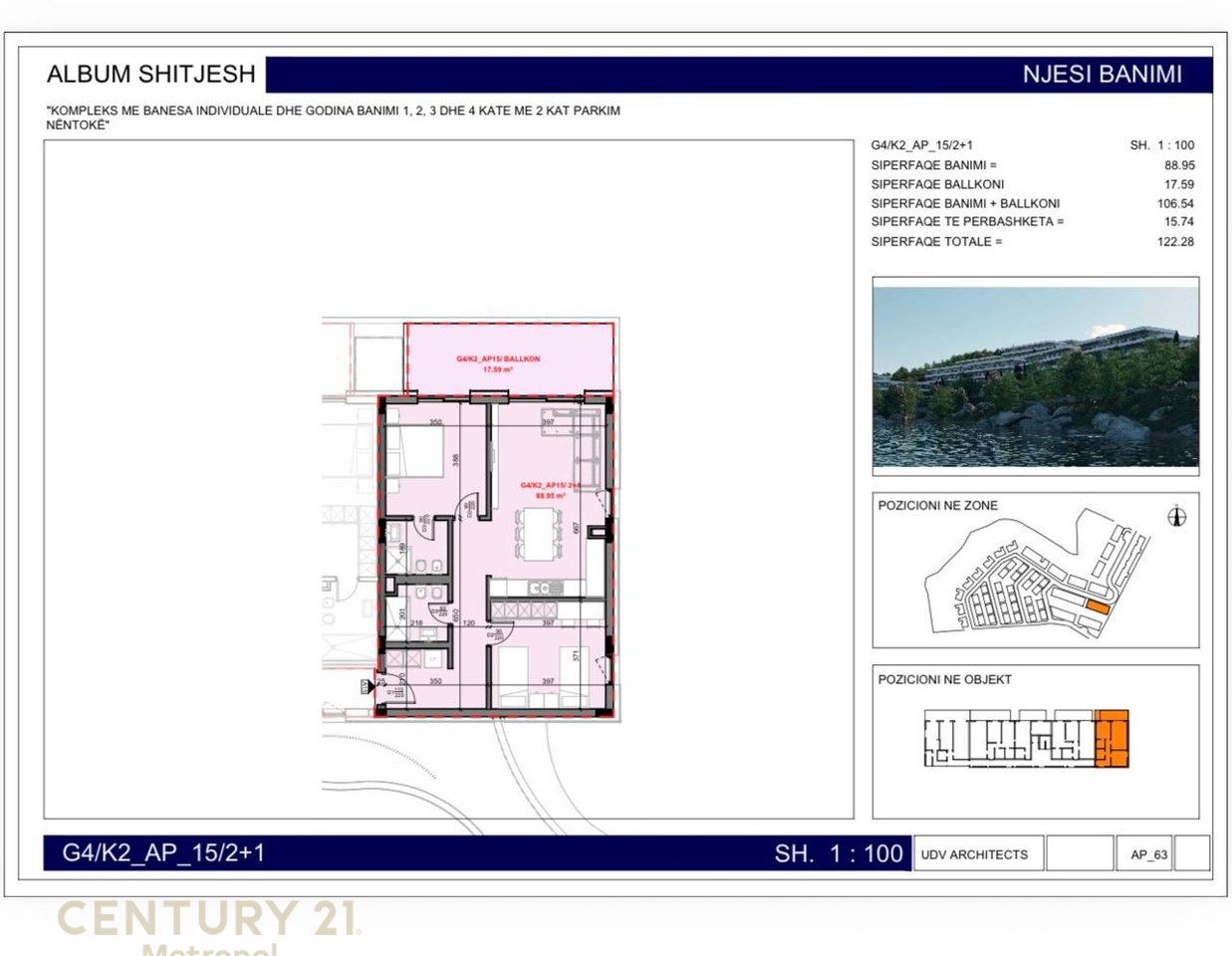 Apartment 2+1+2 with Lake View, Lake Front, Farke!