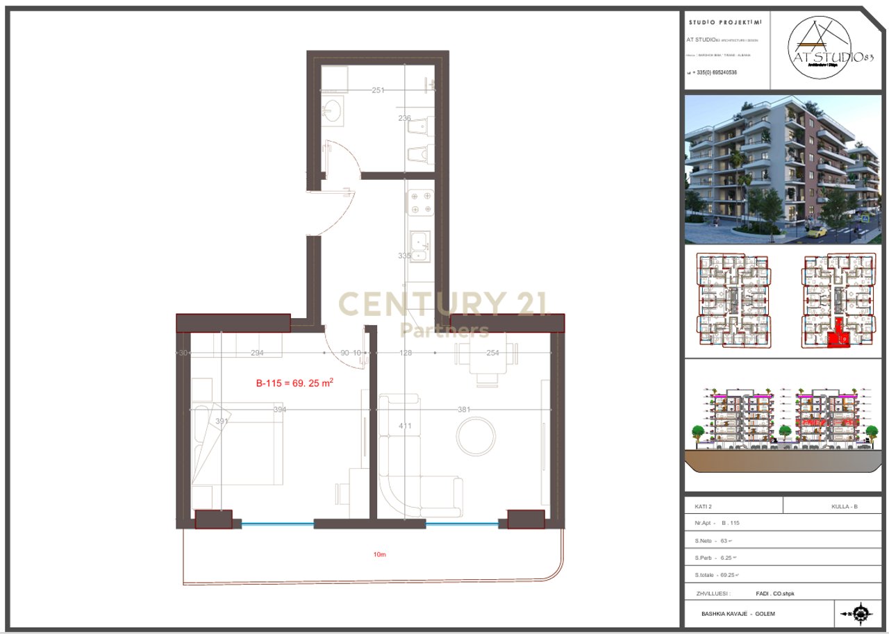 SHITET APARTAMENT 1+1 NË GOLEM – CMIM KLERINGU, PRANË PLAZHIT