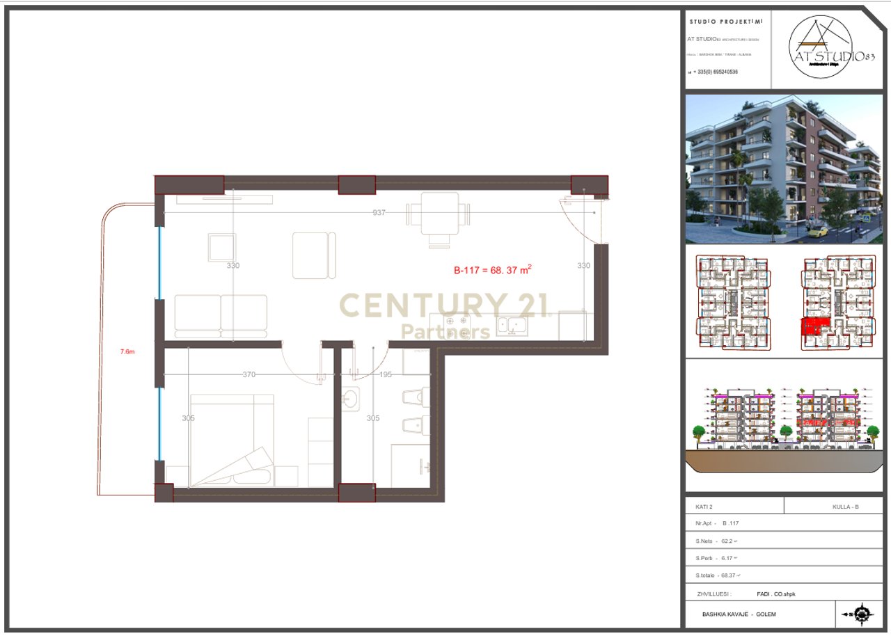 SHITET APARTAMENT 1+1 NË GOLEM – CMIM KLERINGU, PRANË PLAZHIT