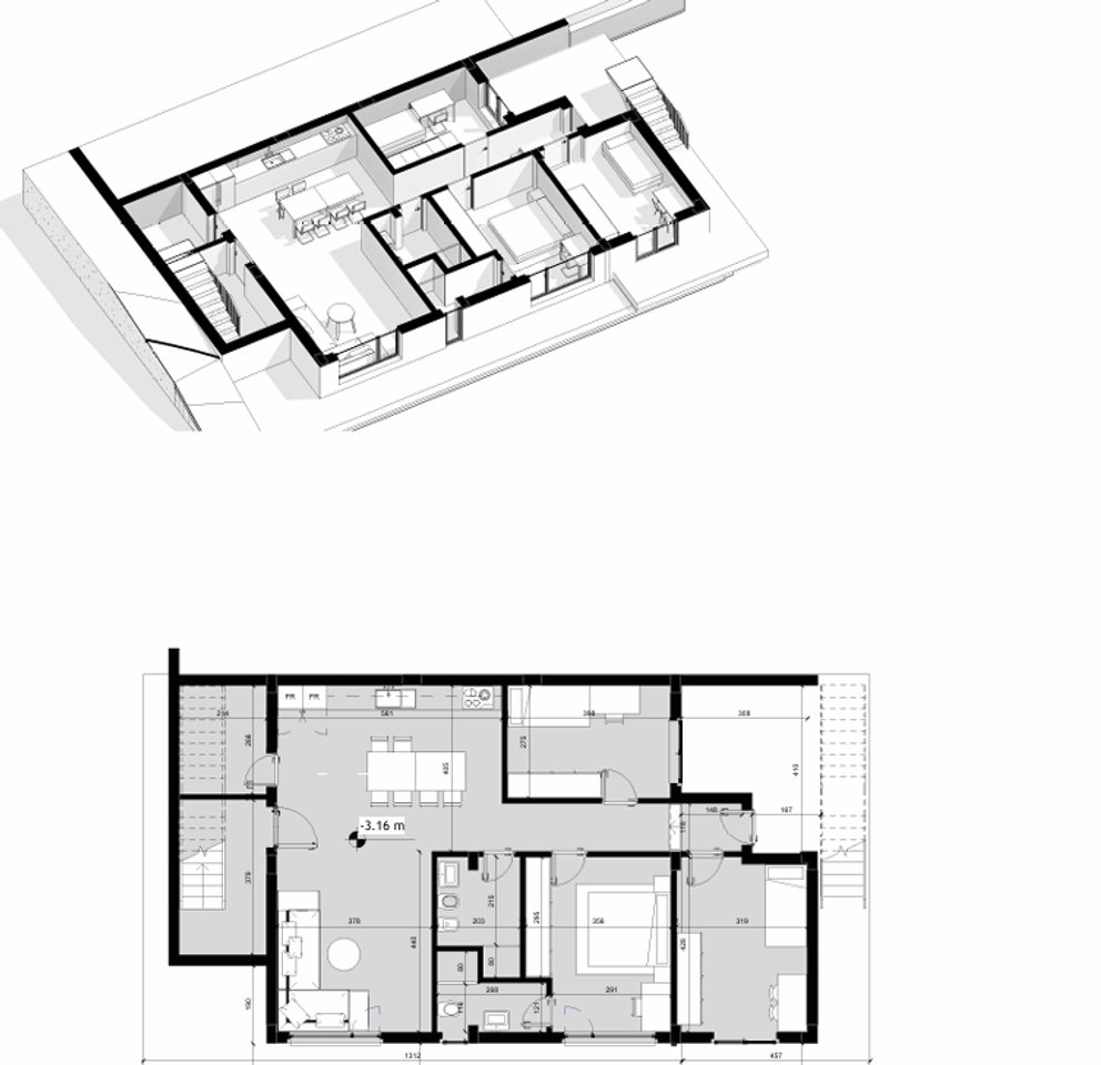 Shitet apartament 3+1 tek Liqeni i Farkes!