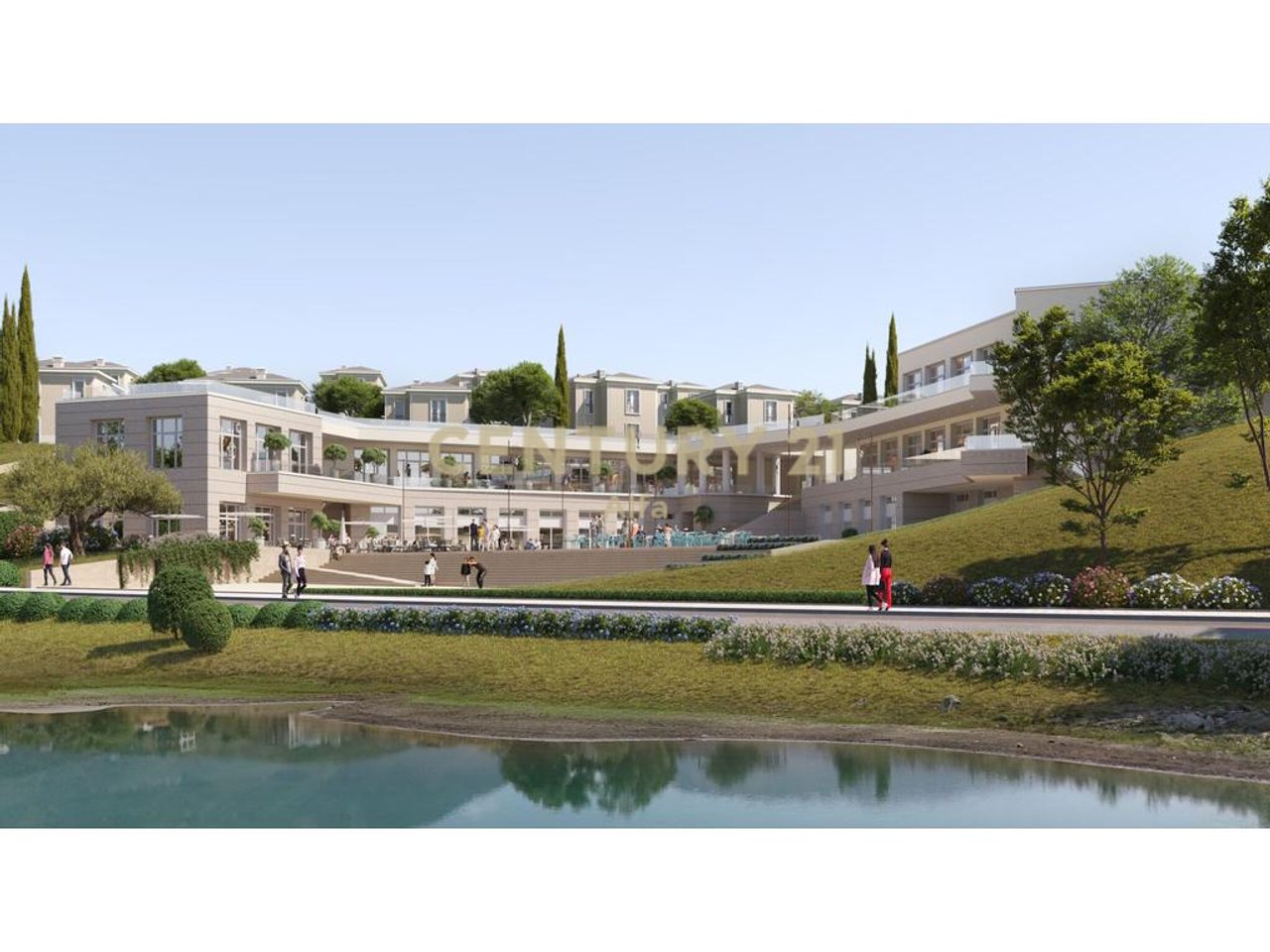 Shitet apartament 2+1+2 tek Rolling Hills Liqeni