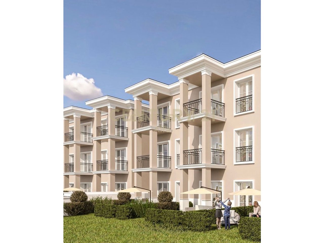 Shitet apartament 2+1+2 tek Rolling Hills Liqeni