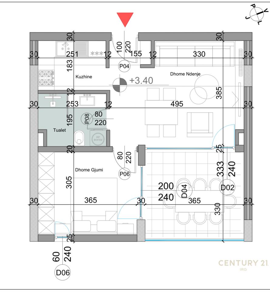 Apartament  ne Rezidencen Turquoise Marina!