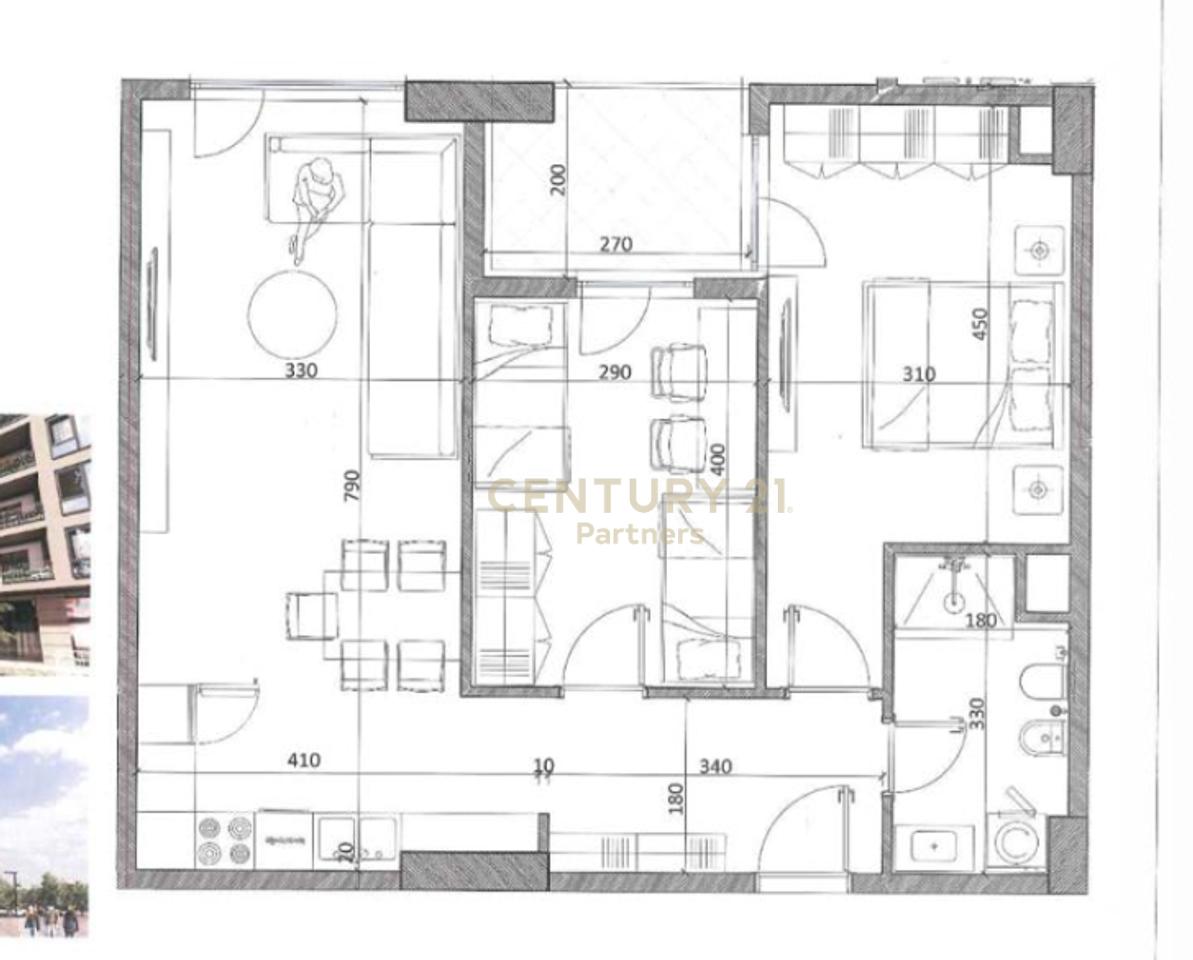 APARTAMENT 2+1 NË SHITJE NË KAMËZ QENDËR – NDËRTIM I RI