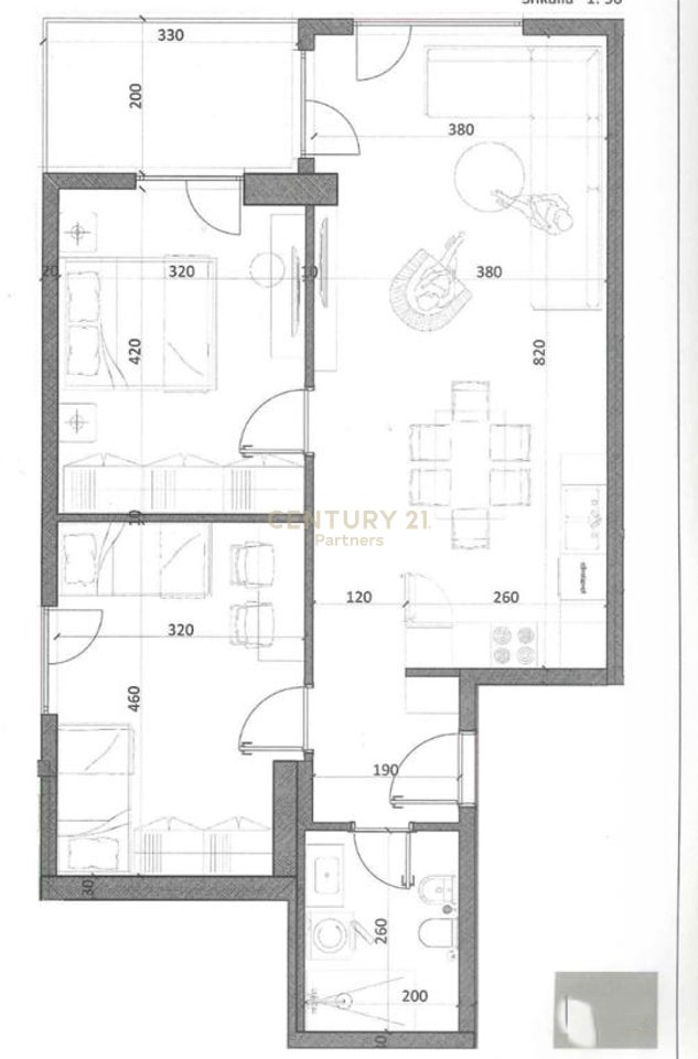 APARTAMENT 2+1 NË SHITJE NË KAMËZ QENDËR – NDËRTIM I RI