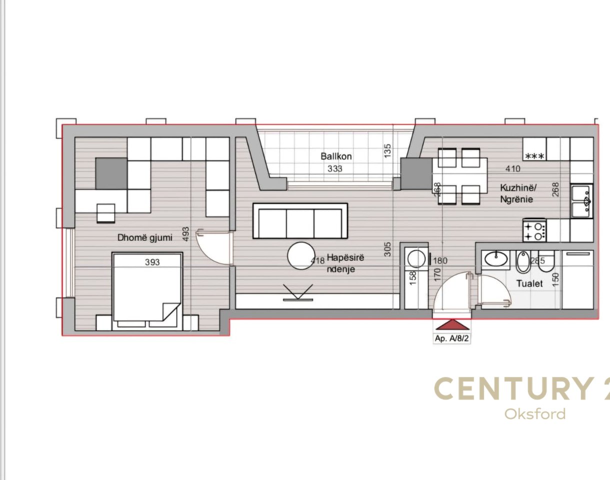 SHITET APARTAMENT 1+1 TE RRUGA MUHAMED GJOLLESHA, RESIDENCA HORA VERTIKALE