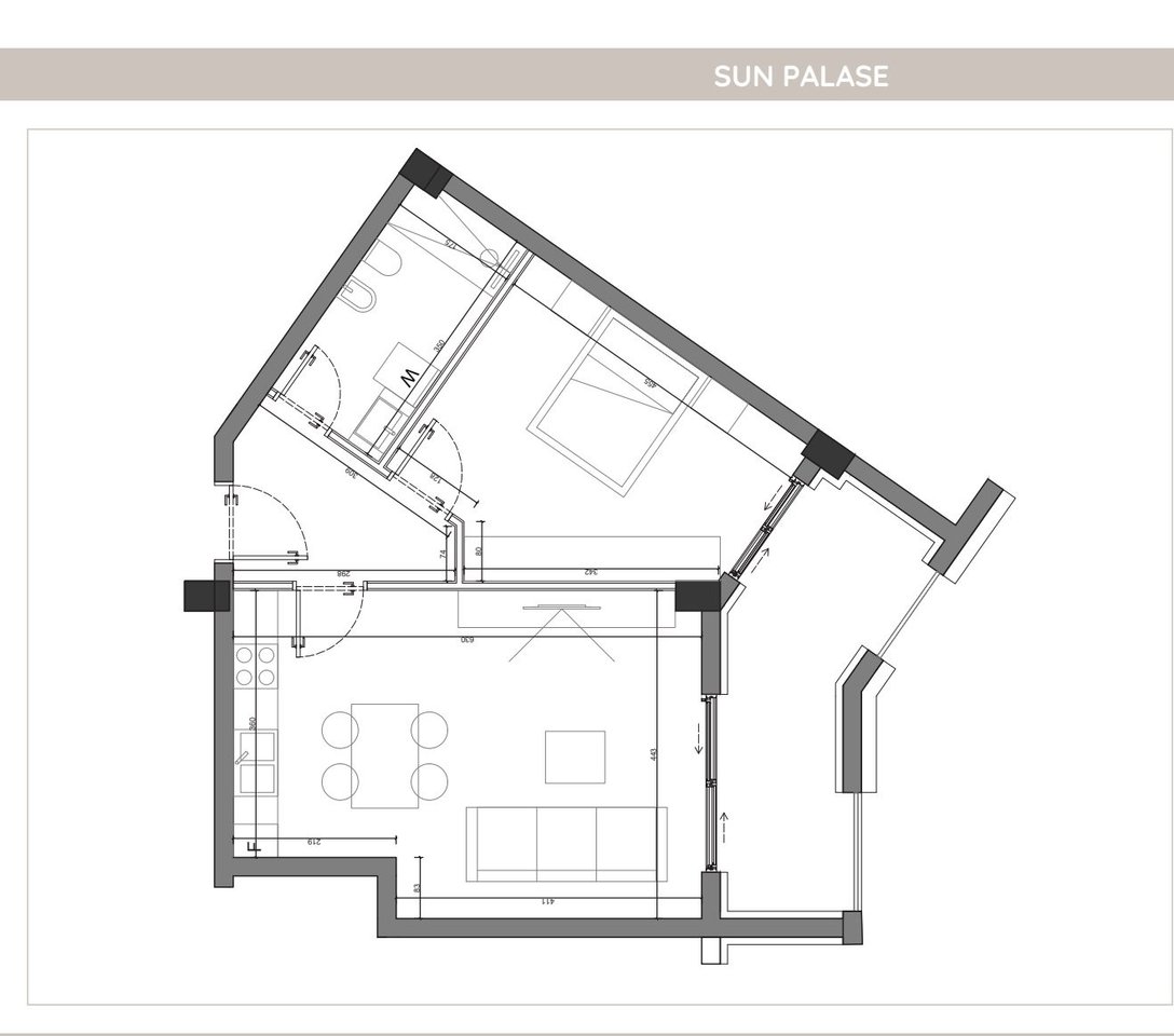 APARTAMENT 1+1 NE SHITJE,NE REZIDENCEN SUN PALASE!