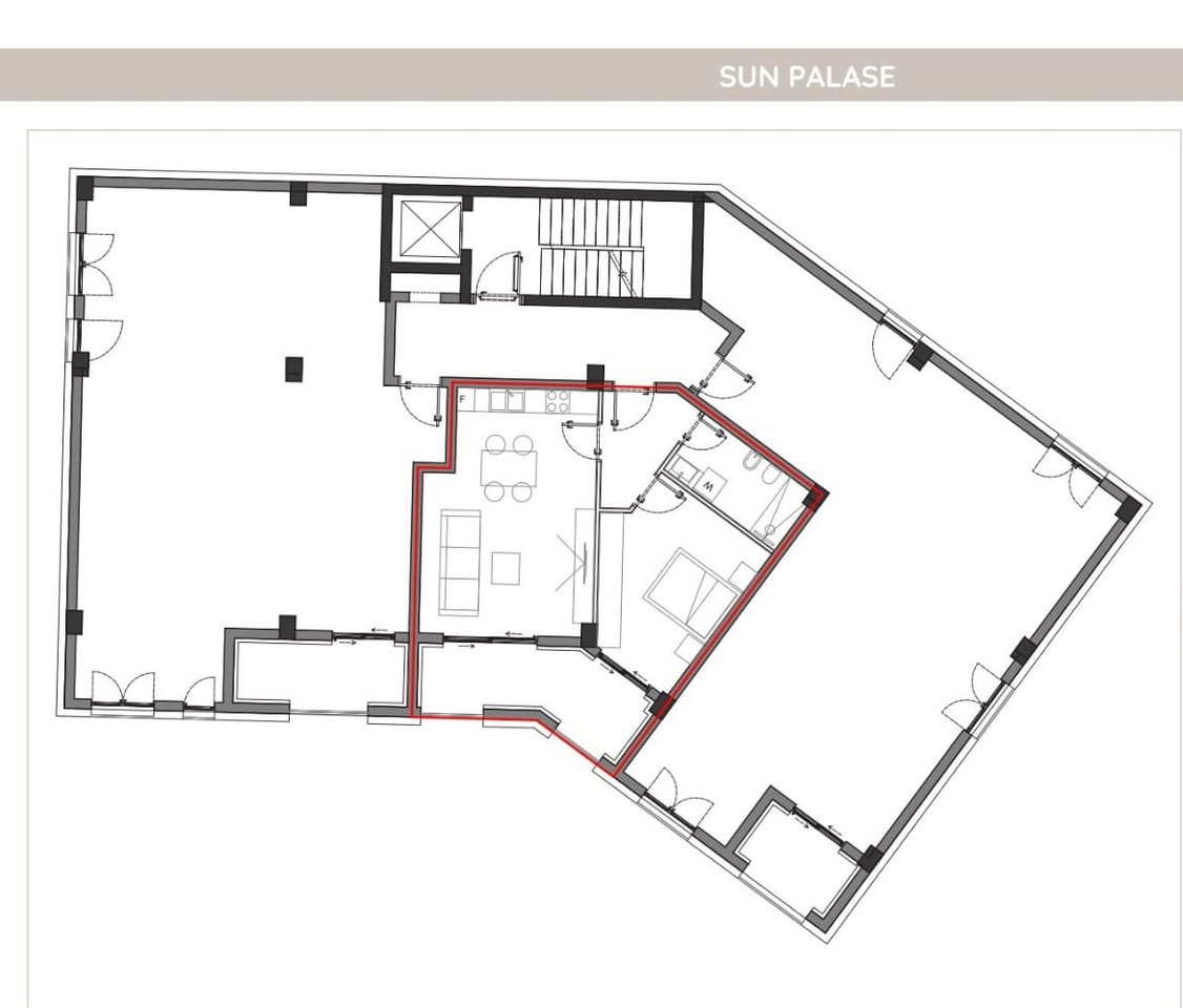 APARTAMENT 1+1 NE SHITJE,NE REZIDENCEN SUN PALASE!
