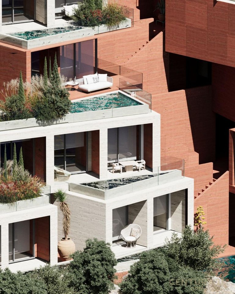 SHITET APARTAMENT 1+1 TEK REZIDENCA TERRA-ROSA, BORSH