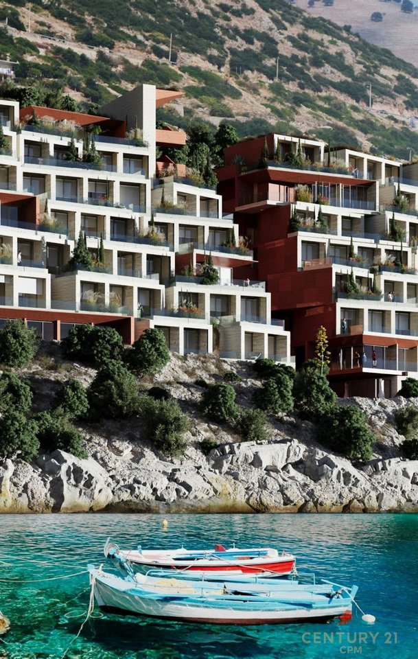 SHITET APARTAMENT 1+1 TEK REZIDENCA TERRA-ROSA, BORSH