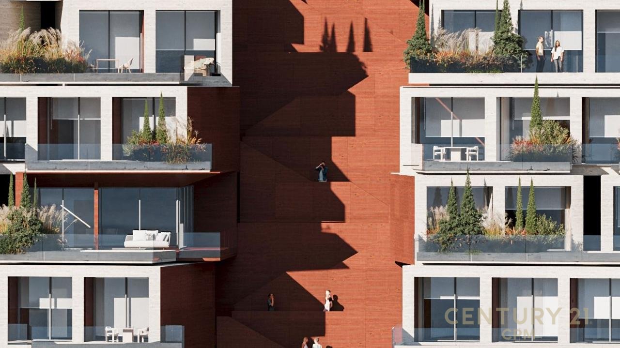 SHITET APARTAMENT 2+1 TEK REZIDENCA TERRA-ROSA, BORSH