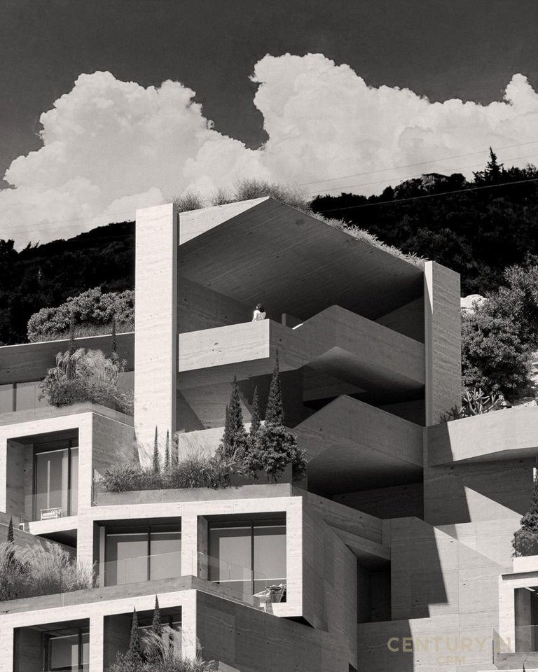 SHITET APARTAMENT 2+1 TEK REZIDENCA TERRA-ROSA, BORSH