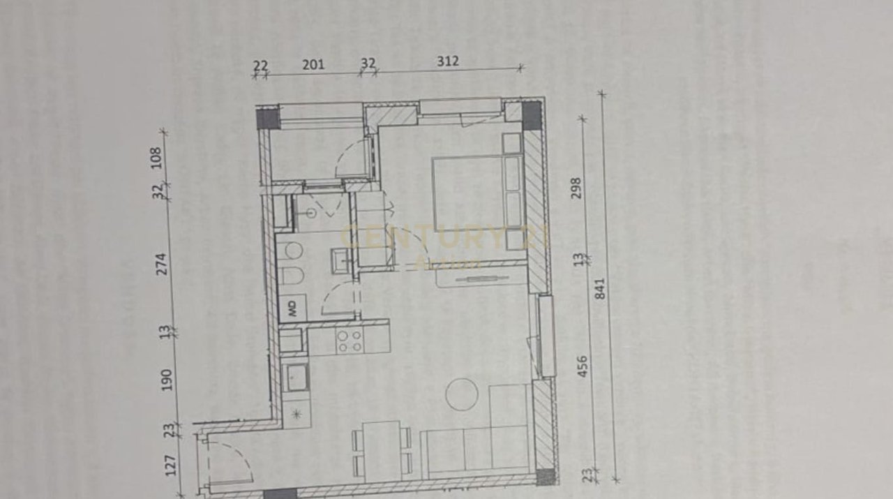 🏡 SHITET APARTAMENT 1+1 – KOMPLEKSI KADIU, ALI DEM