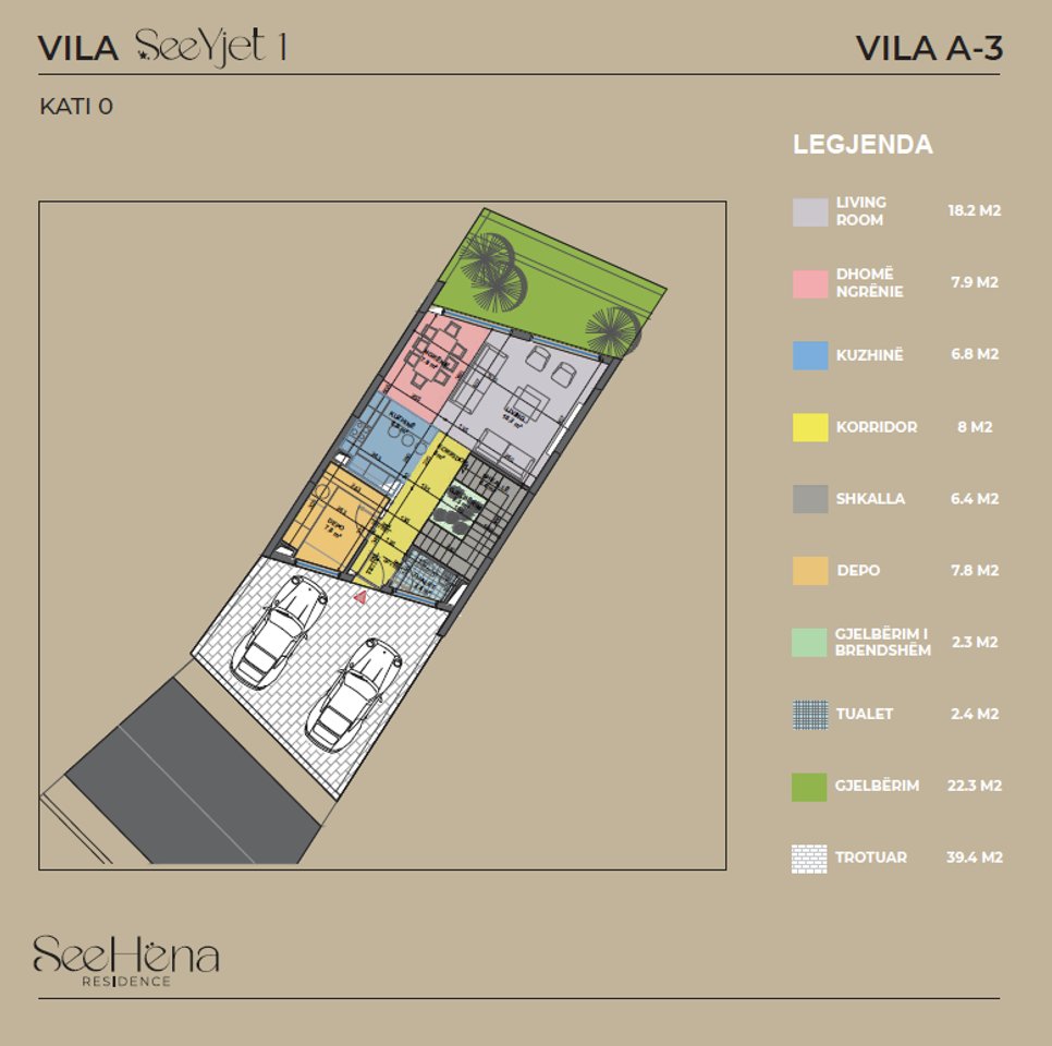 Vilë në Shitje në Mjull Bathore, pranë See Hena!