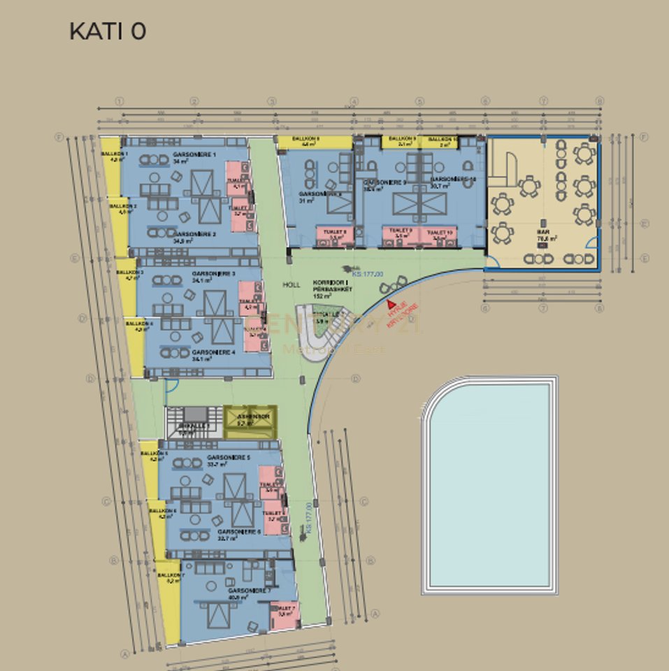 Për Shitje - Studio Apartment në SeeHëna Residence
