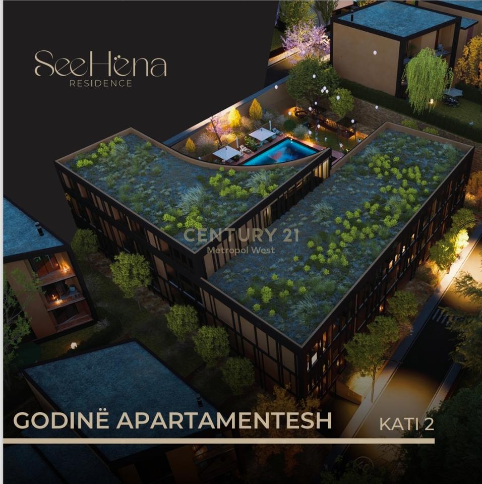 1+1 Apartment for sale in SeeHëna Residence - Mjull Bathore!
