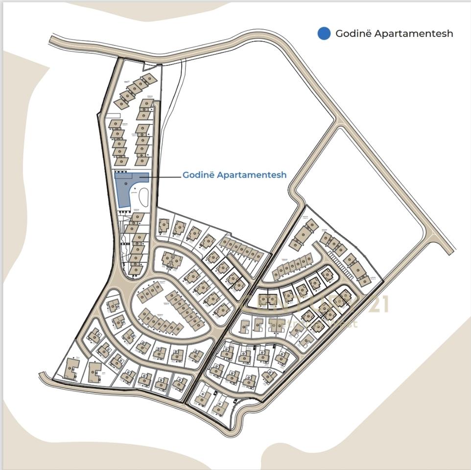 1+1 Apartment for sale in SeeHëna Residence - Mjull Bathore!