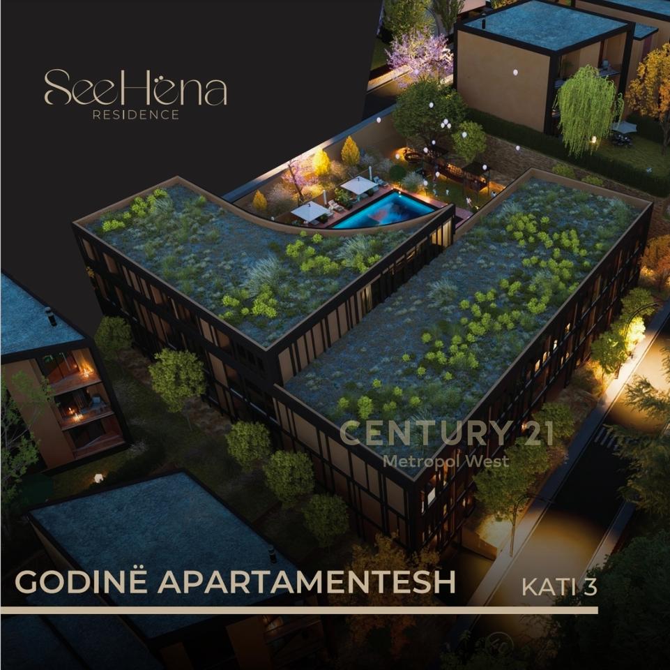 1+1 Apartment for sale in SeeHëna Residence - Mjull Bathore!
