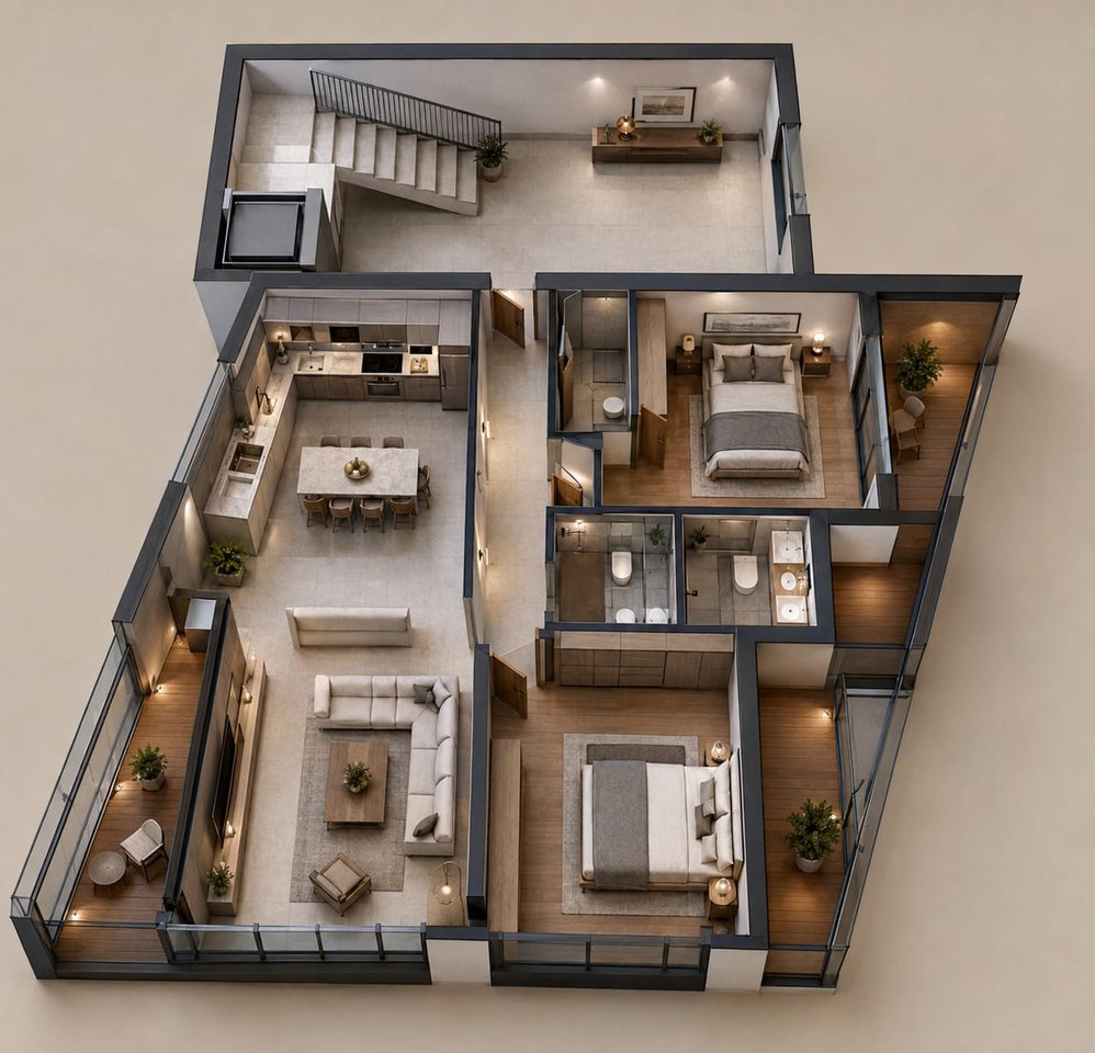 Apartament 2+1 për Shitje | SeeHëna Residence