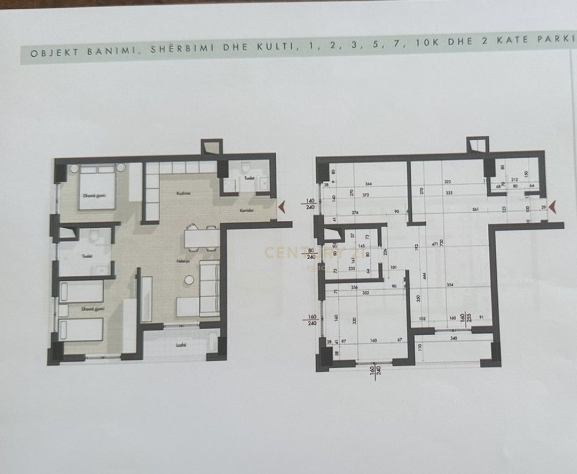 Shitet Apartament 2+1+2 në Rezidencën Splendor, Porcelan