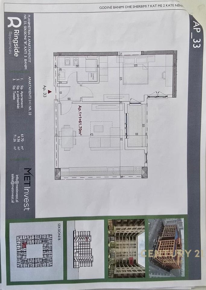Apartament 1+1 – Ring Side, Paskuqan