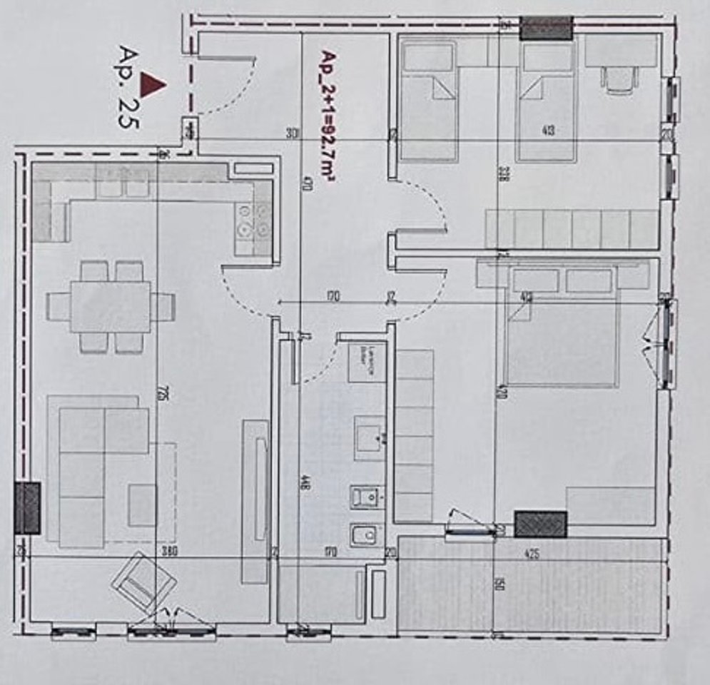 Appartamento 2+1 in costruzione – Ring Side, Paskuqan