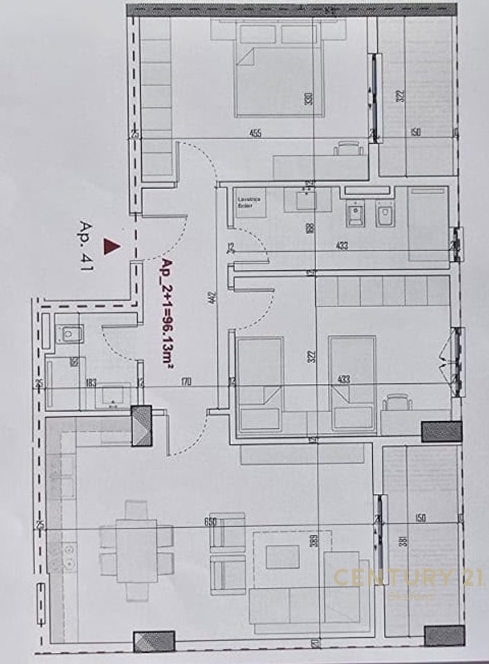 Appartamento 2+1+2 – Ring Side, Paskuqan